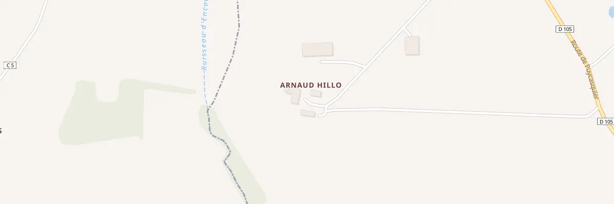 Plan du 1093 Rte de Puycasquier à Céran