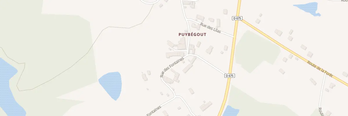 Plan du 32 Rue des Fontaines à Augignac