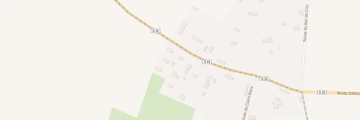 Plan du 1378 Rte d’Allouville à Bois-Himont
