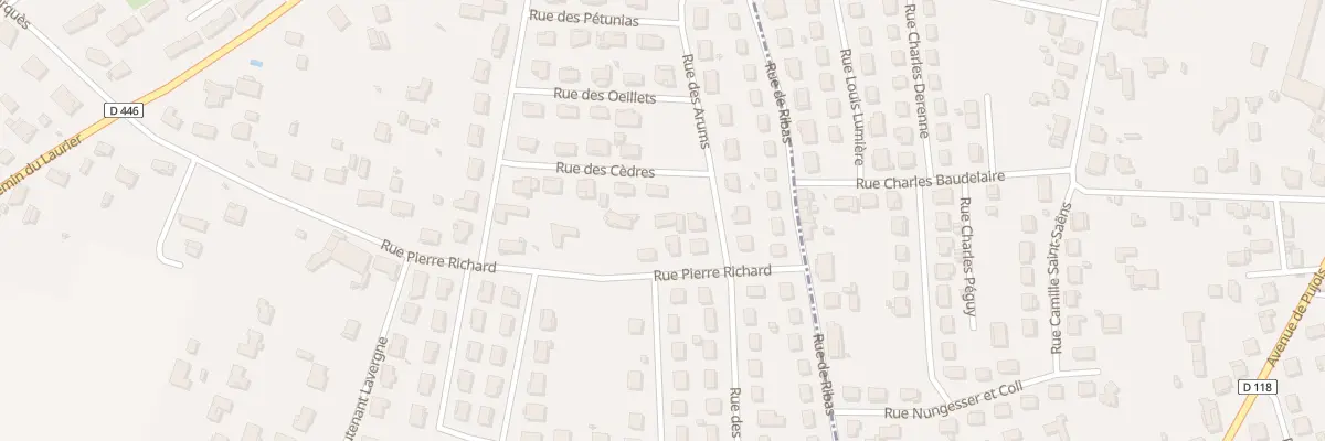 Plan du 12 Rue des Cèdres à Bias