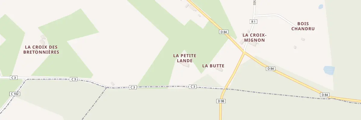 Plan du 5185 La Petite Lande à Semur-en-Vallon