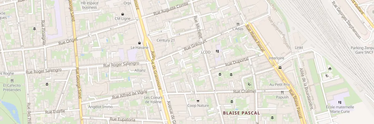 Plan du 9 Rue Grécourt à Tours