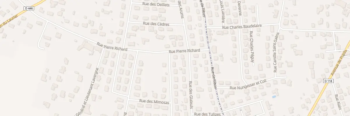 Plan du 45 Rue des Glaieuls à Bias