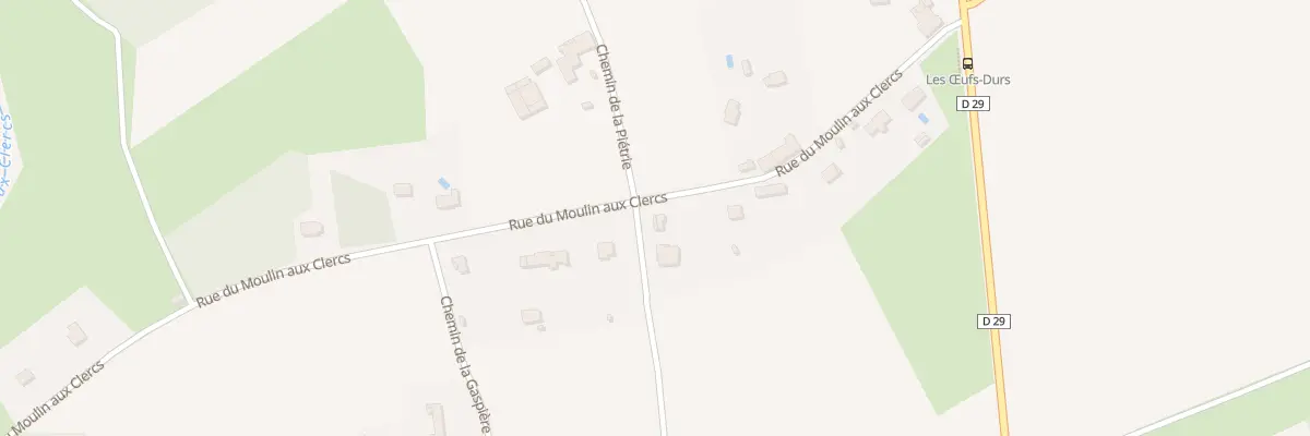Plan du 19 Rue du Moulin aux Clercs à Cerelles