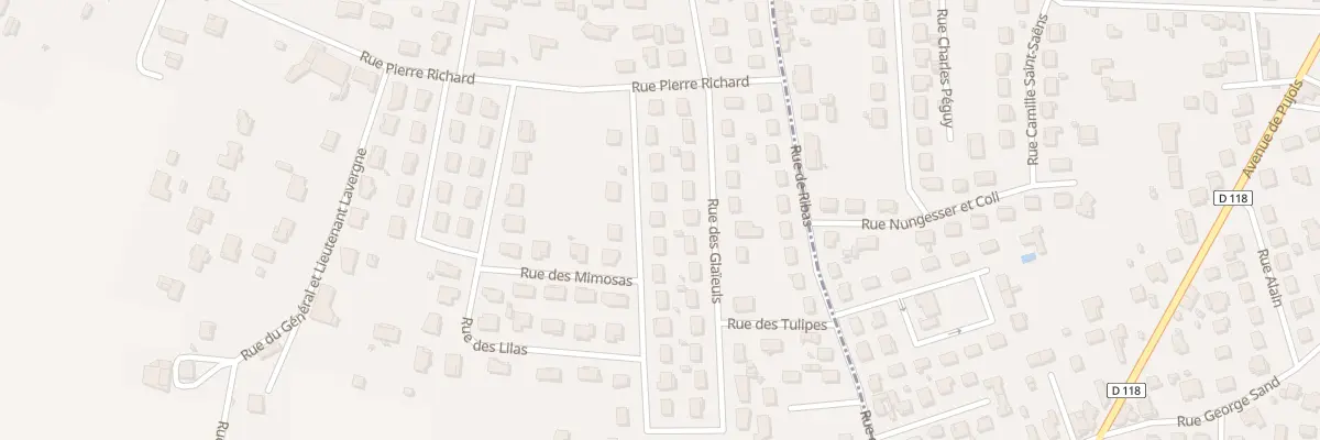 Plan du 37 Rue des Glaieuls à Bias