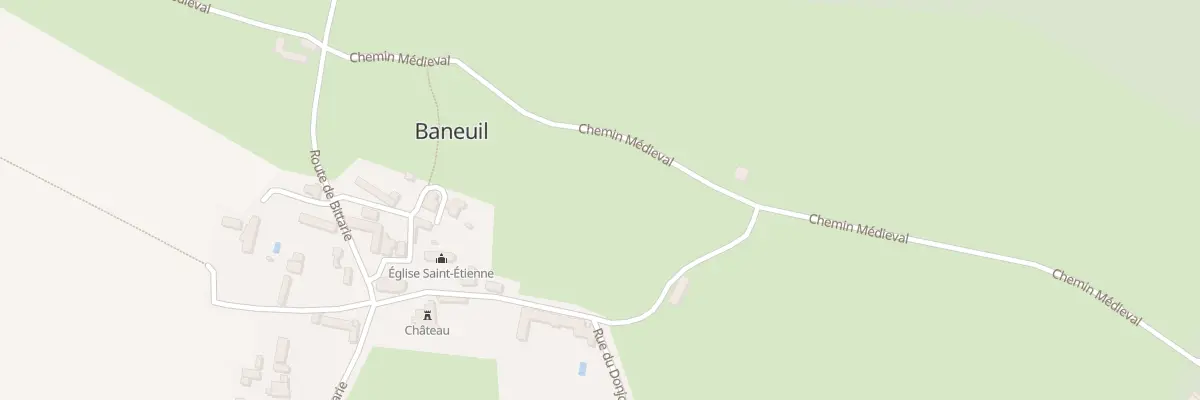 Plan du 84 Combe du Chateau à Baneuil
