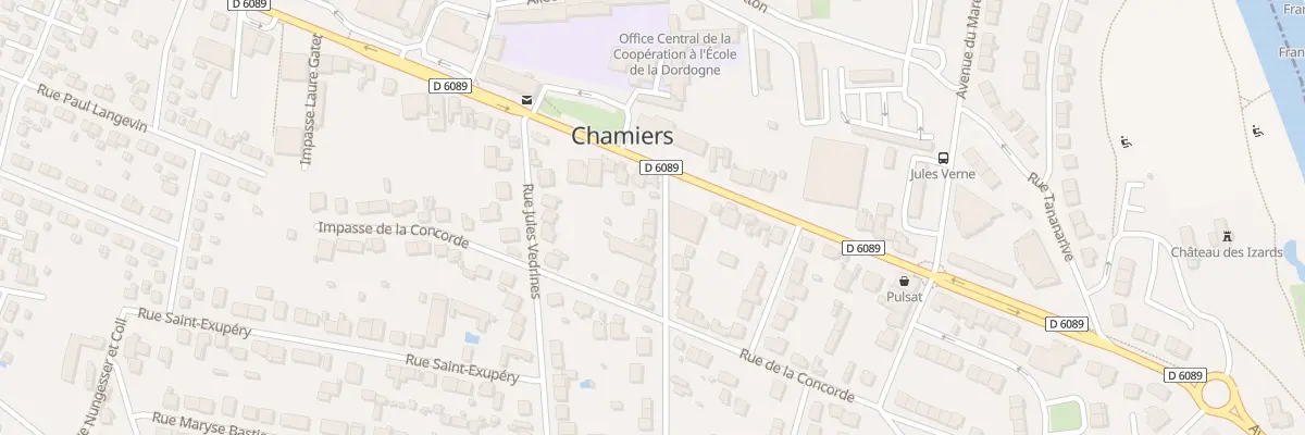 Plan du 2 Rue du Doc Seguy à Coulounieix-Chamiers