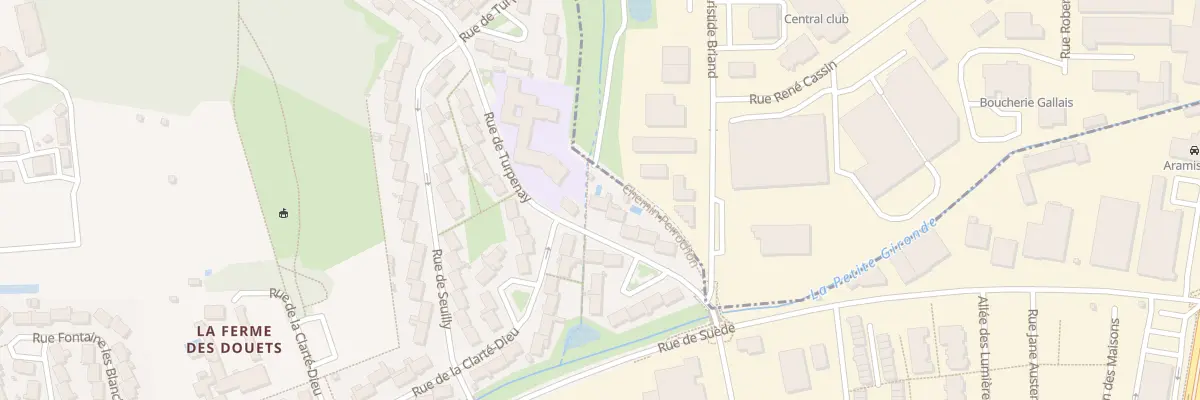 Plan du 9 Rue de Turpenay à Tours