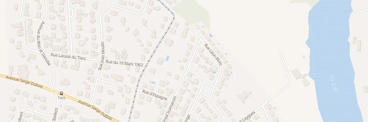 Plan du 17 Rue Fred Scamaroni à Villeneuve-sur-Lot