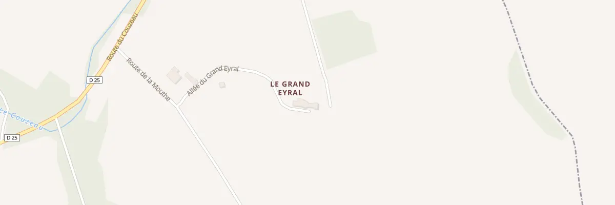 Plan du 4 Grand Eyral à Bardou
