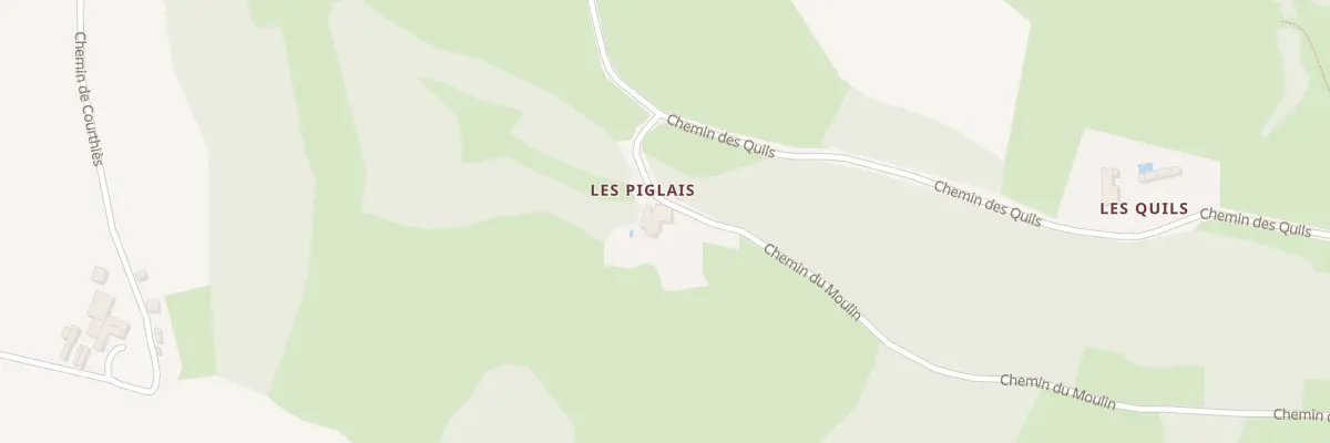 Plan du 5 Che des Piglais à Mondilhan