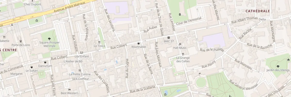 Plan du 4 Rue de la Barre à Tours