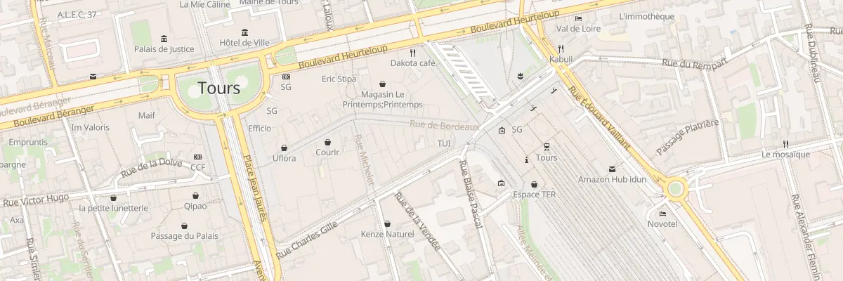 Plan du 31 Rue de Bordeaux à Tours