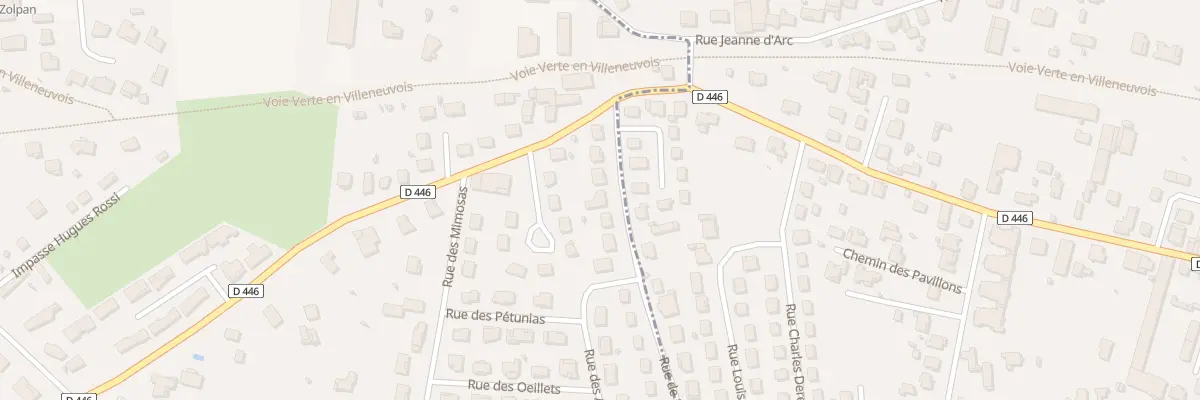 Plan du 7 Rue de Ribas à Bias