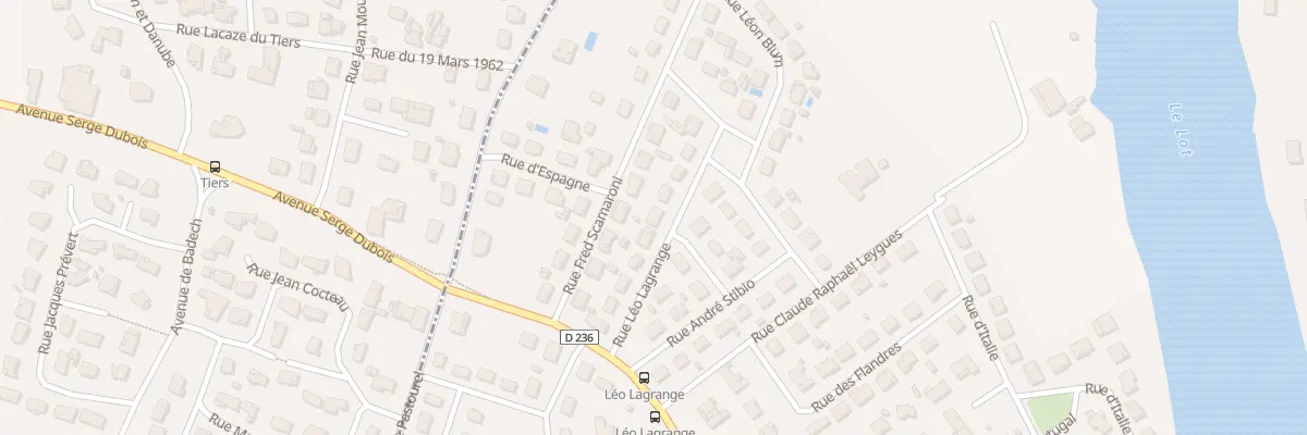 Plan du 9 Rue Léo Lagrange à Villeneuve-sur-Lot