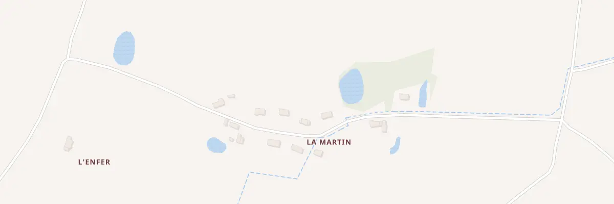 Plan du 8 La Martin à Sorigny