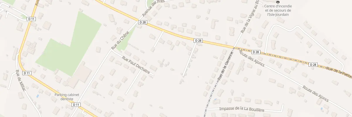Plan du 30 Rue de Mouterre à L’Isle-Jourdain