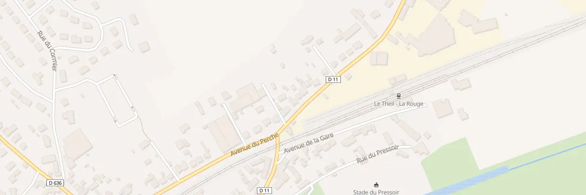 Plan du 5 Qua de la Gare à Val-au-Perche