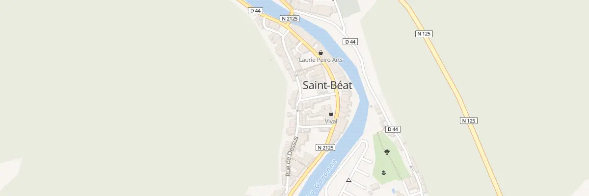 Plan du 134A Rue de Dessus à Saint-Béat-Lez