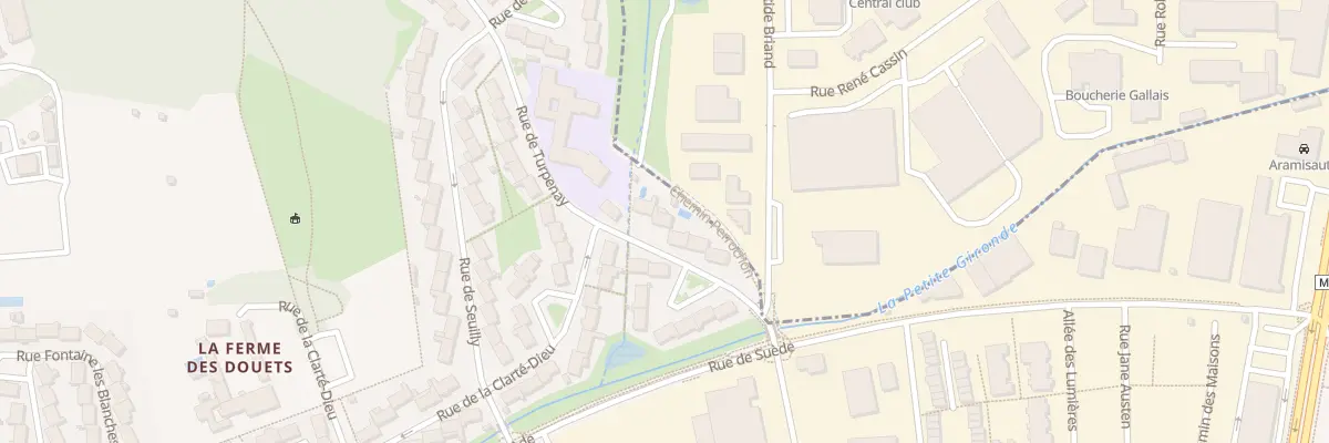 Plan du 7 Rue de Turpenay à Tours