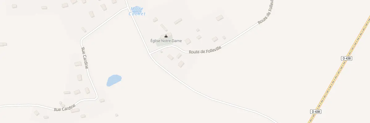 Plan du 10 Rue de la Petite Notre Dame à Franqueville
