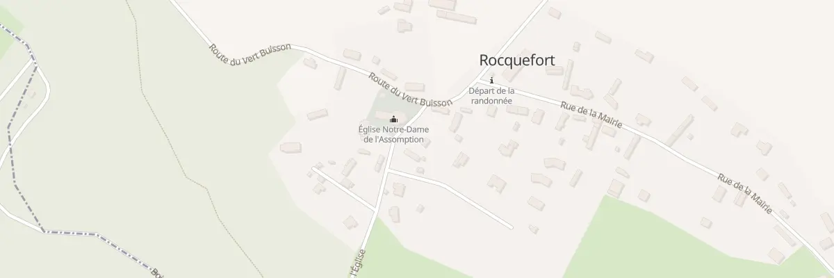 Plan du 29 Cote de l’Eglise à Rocquefort