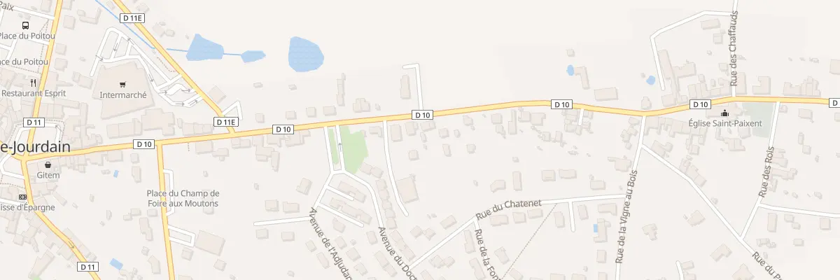 Plan du 14B Av de Saint-paixent à L’Isle-Jourdain