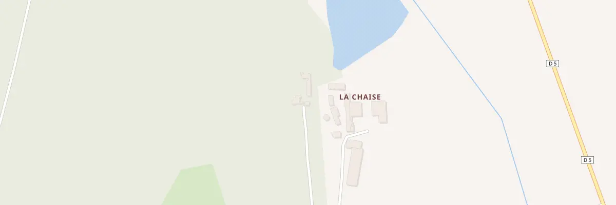 Plan du 5180 La Chaise à Saint-Rémy-sur-Creuse