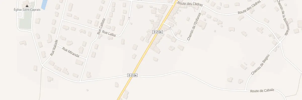 Plan du 3 Le Bourg Est à La Croix-Blanche