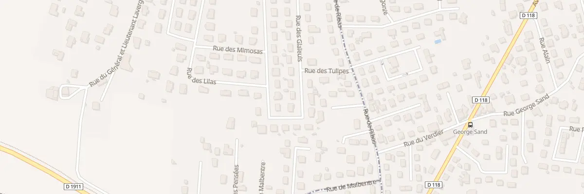 Plan du 19 Rue des Glaieuls à Bias