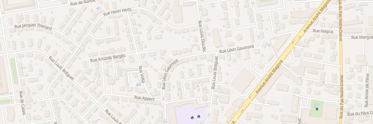 Plan du 40 Rue Léon Gaumont à Tours