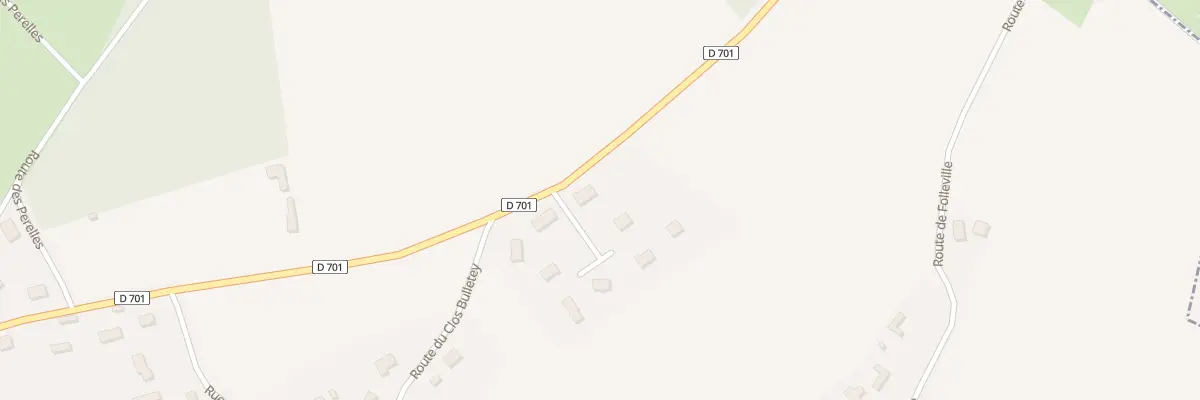Plan du 1007 Rte du Clos Bulletey à Franqueville