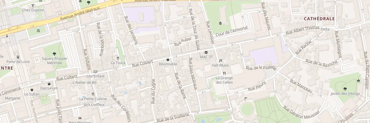 Plan du 125 Rue Colbert à Tours