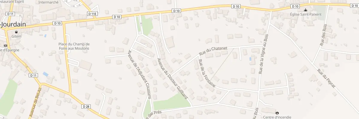 Plan du 3 Rue du Chatenet à L’Isle-Jourdain