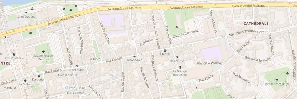 Plan du 120 Rue Colbert à Tours