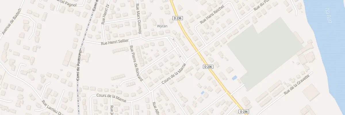 Plan du 1 Rue Edouard Herriot à Villeneuve-sur-Lot