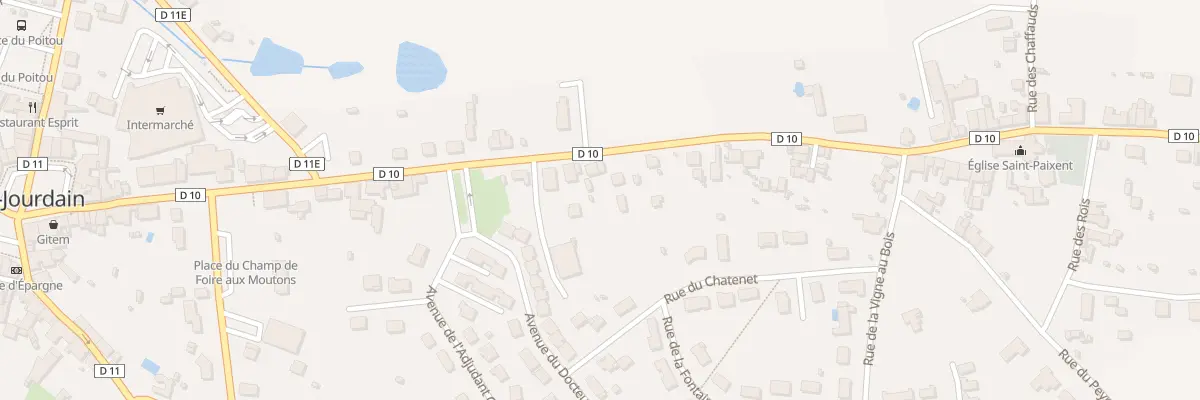 Plan du 16 Av de Saint-paixent à L’Isle-Jourdain