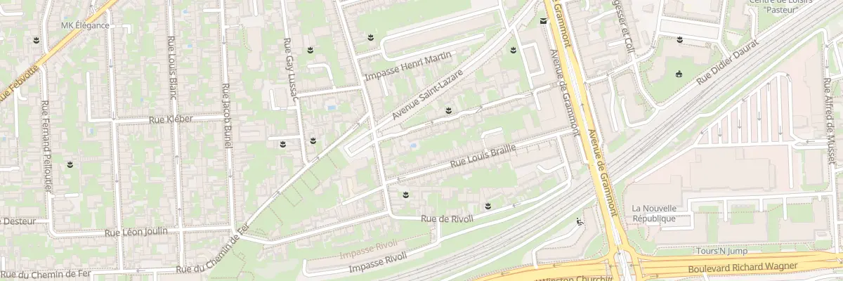 Plan du 34B Rue Jules Verne à Tours