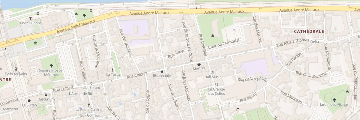 Plan du 122 Rue Colbert à Tours