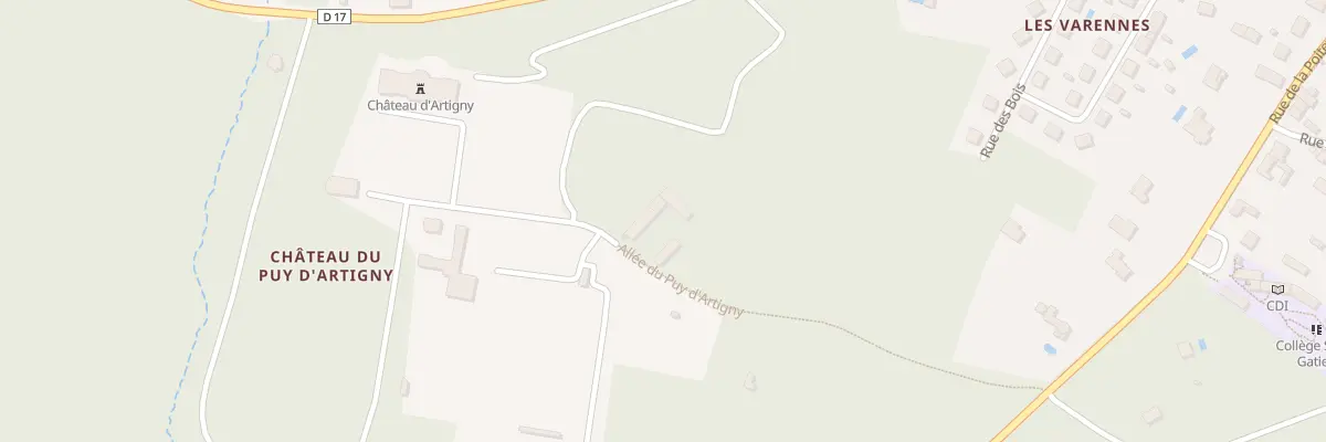 Plan du 3 All du Puy d’Artigny à Montbazon