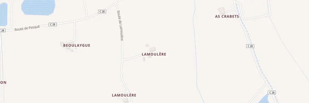 Plan du 193 Rte de LAMOULERE à Layrac