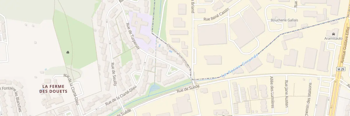 Plan du 3 Rue de Turpenay à Tours