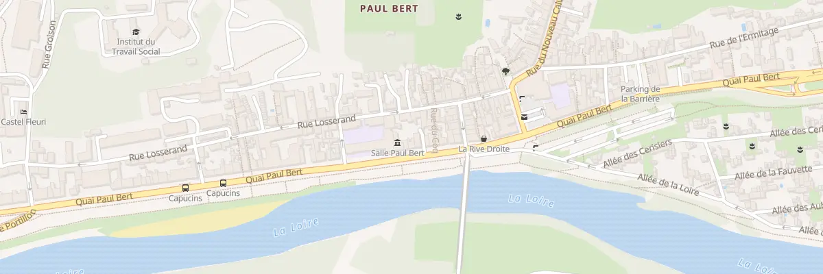 Plan du 47 Quai Paul Bert à Tours
