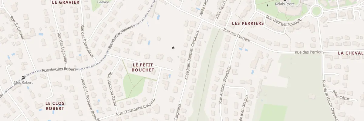 Plan du 10 Rue Jean Baptiste Carpeaux à Chambray-lès-Tours