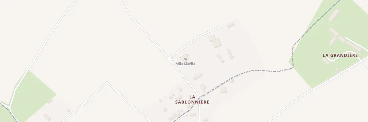 Plan du 133 La Sablonniere à Saint-Michel-Tubœuf