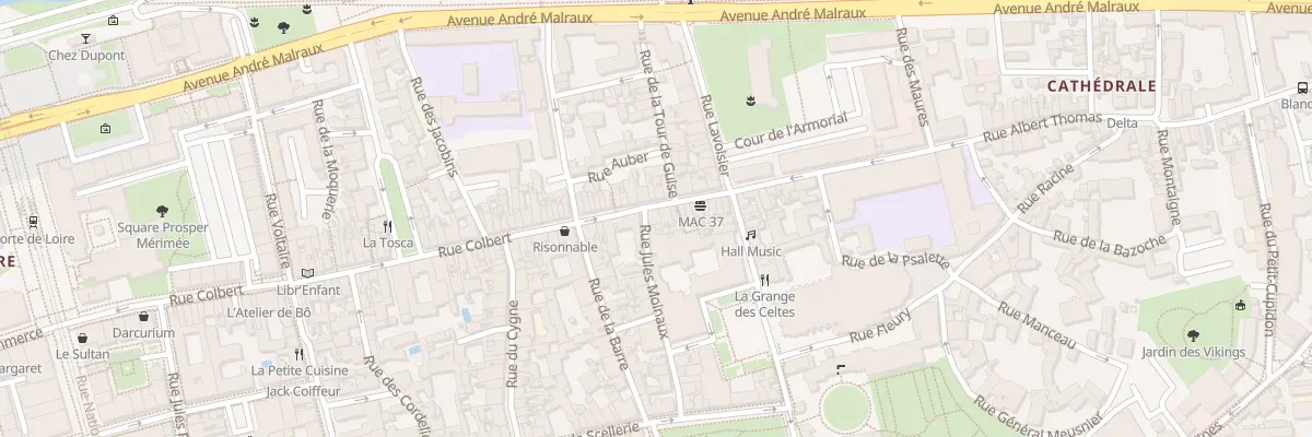 Plan du 129 Rue Colbert à Tours