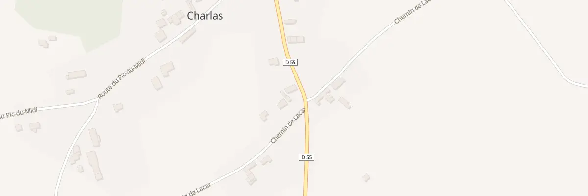 Plan du 1 Rte de Boulogne à Charlas