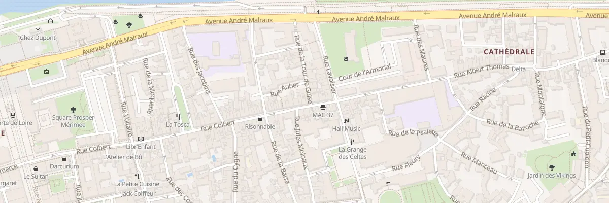 Plan du 128 Rue Colbert à Tours