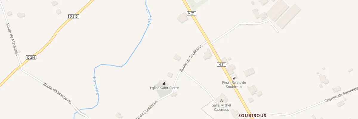 Plan du 90 Rte de Soubirous à Villeneuve-sur-Lot