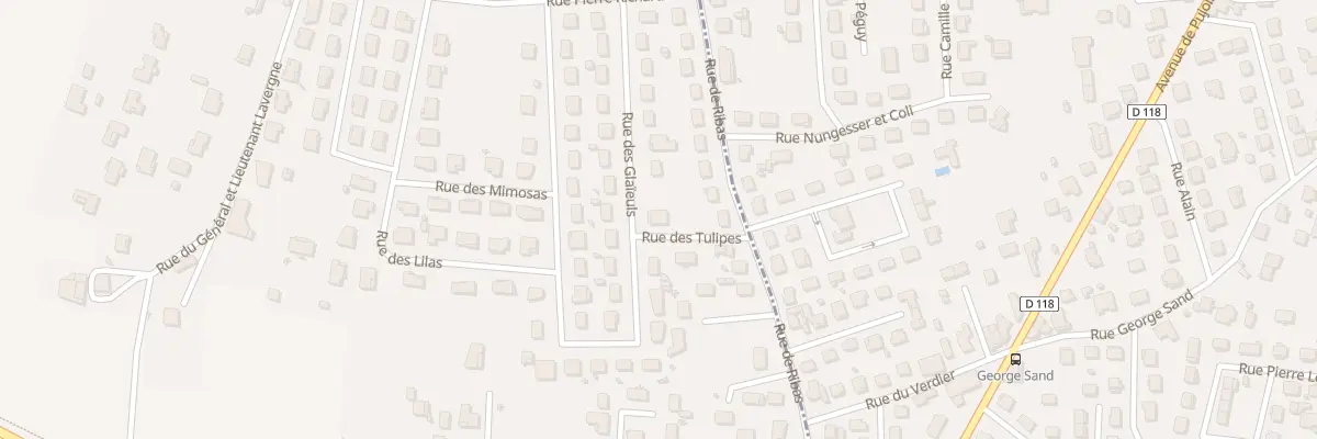 Plan du 14 Rue des Glaieuls à Bias